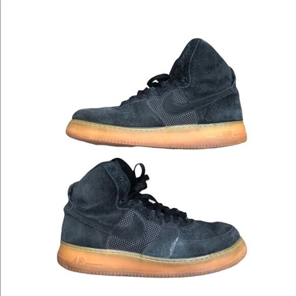 RARE 2016 Nike Air Force 1 High 07 LV8 Black Gum Size 12 - Picture 15 of 16